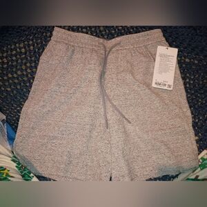 Textured Double Knit Cotton Short 7"